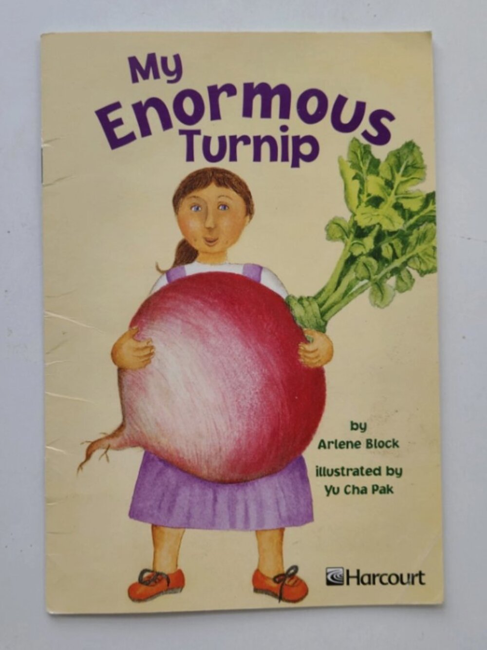 5/$15 Kids Book My Enormous Turnip Harcourt Trophies Grade 2 Early Reader